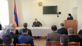 Քննչական կոմիտեի նախագահ Արթուր Պողոսյանը խորհրդակցություն է անցկացրել Վայոց ձորի մարզային քննչական վարչությունում և Զինվորական քննչական գլխավոր վարչության 8-րդ կայազորային քննչական բաժնում